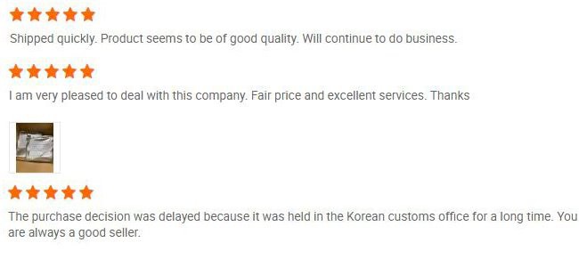 Customers feedback